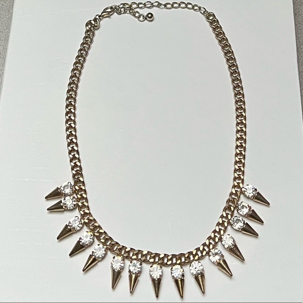 Crystal chain necklace
